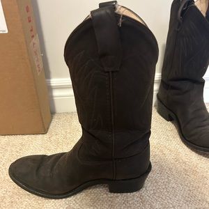 Leather Old West Cowboy Boots